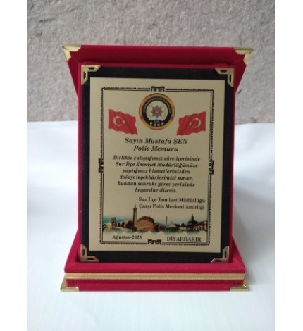 HZ-001 KIRMIZ ALBÜM 12x16 PLAKET